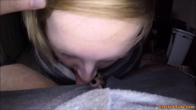 Cum in my Panties before shopping! Soaked with cum