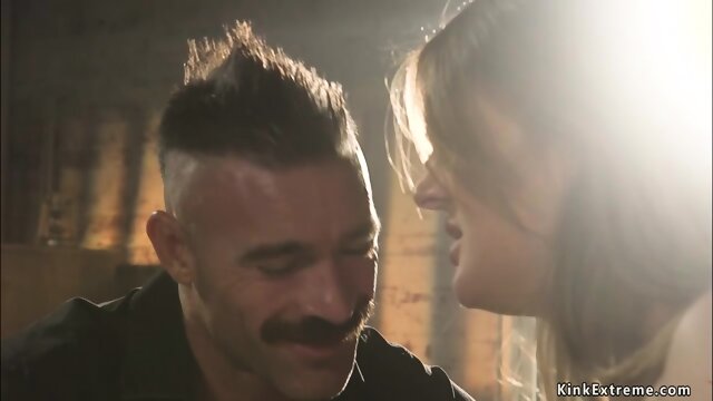 Master fucks slave in pile driver bdsm