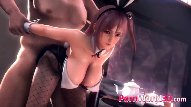 3D Hentai Gentle Babes with Perfect Body Gets Hard Fuck and Creampied