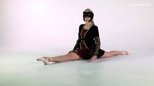 Nude ballerina super hot flexible teen