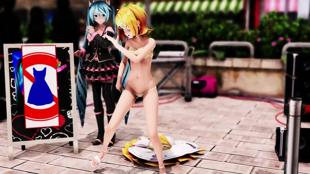 Rin s ENF Public Hypnosis Dance by StrangerMMD
