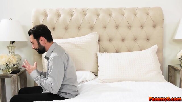 Horny teen Haley Reed seducing her stepdad with her hot young body