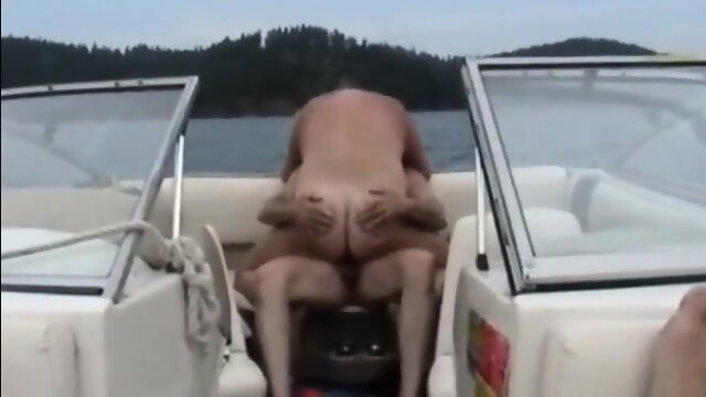 Sharing girl on the boat