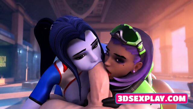 Overwatch 3D Widowmaker with Big Nice Tits Enjoy Sex - Compilation