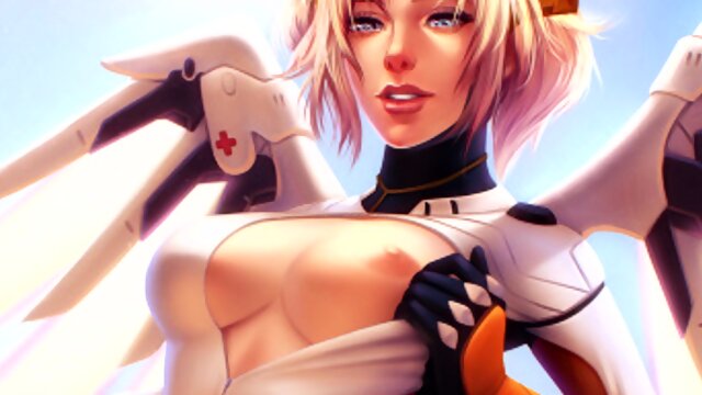 Mercy s healing cum | Futa hentai oral JOI w/ metronome