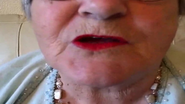 An adorable sucking grandmother.