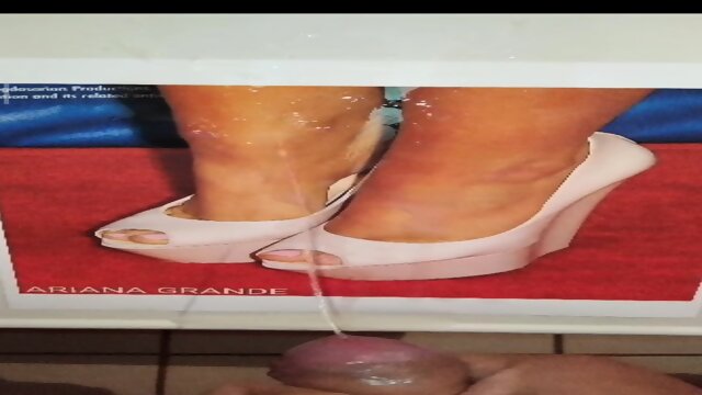 Ariana Grande feet Cum Tribute