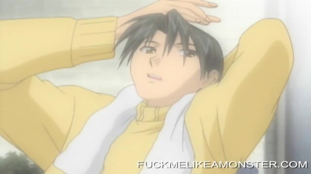 Busty hentai whore rides dick