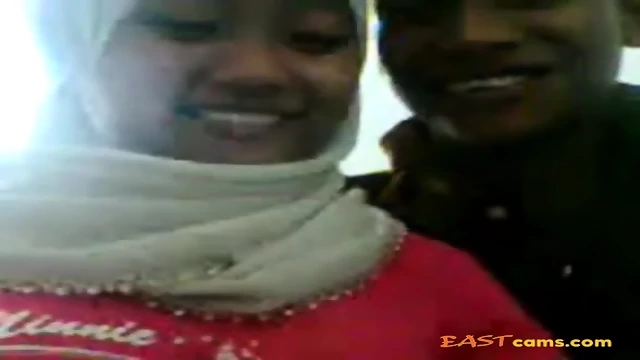 Malay Hijab girl in action