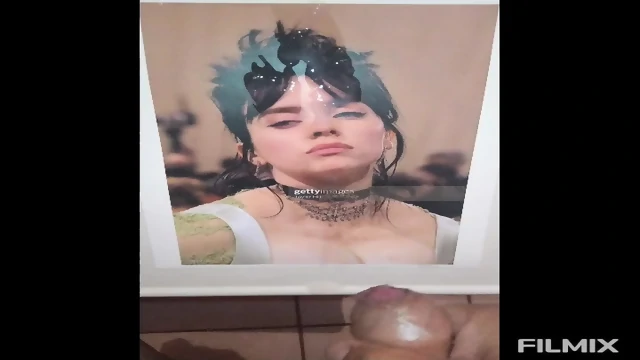 Tribute Cum Billie Eilish (facial drenched Cum)