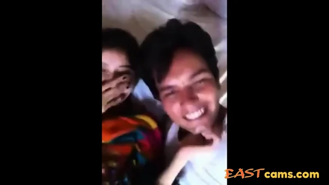 Super Hot cute GF Smooch n Kiss & Boob Press