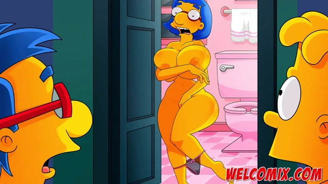 The collection of porn magazines - The Simptoons Simpsons