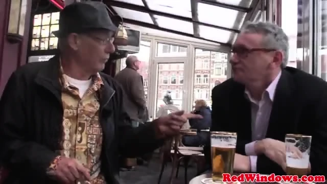 Real Hooker Cumswaps With A Dirty Old Bastard