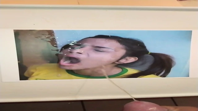 Tribute Cum porn girl Open mouth