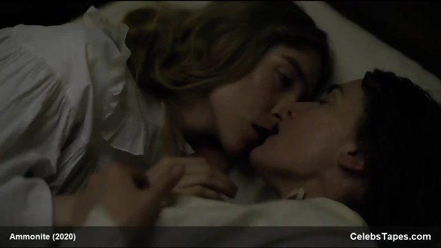 Kate Winslet nude lesbian sex with Saoirse Ronan nude butt