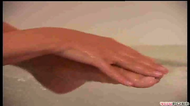 Blonde hottie plays footsies 1/5