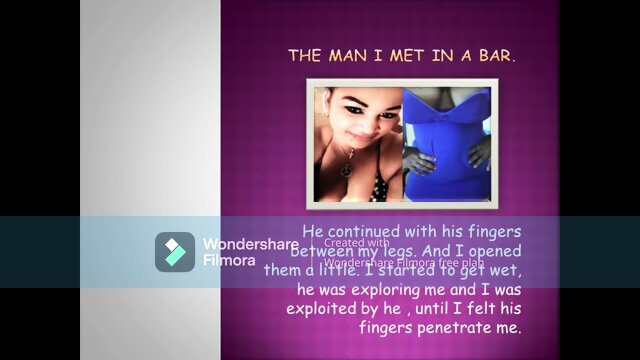 The man I met in that bar, erotic story