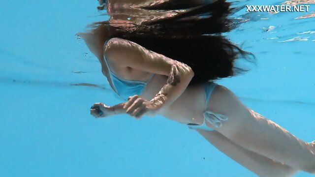 Supper hot skinny Hungarian babe Lana swimming
