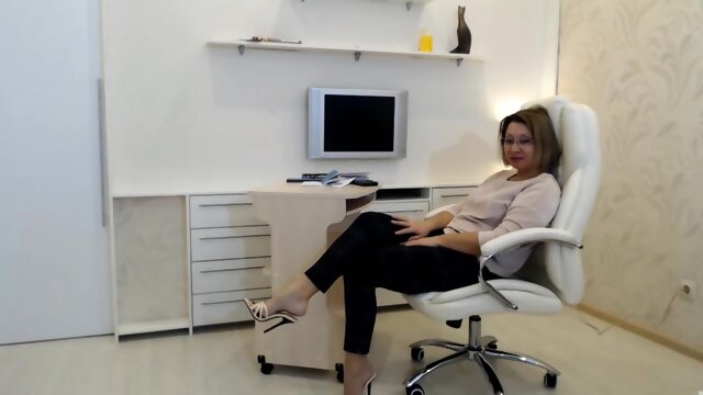 Teacher MILF teasing with a Big ass and thong