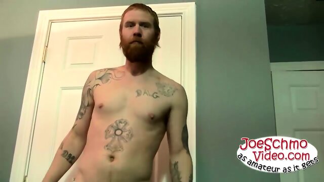 Redhead Chris is more than a little welcoming of some sucking