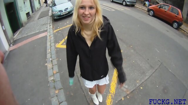 Dirty bitch fucked on a spycam