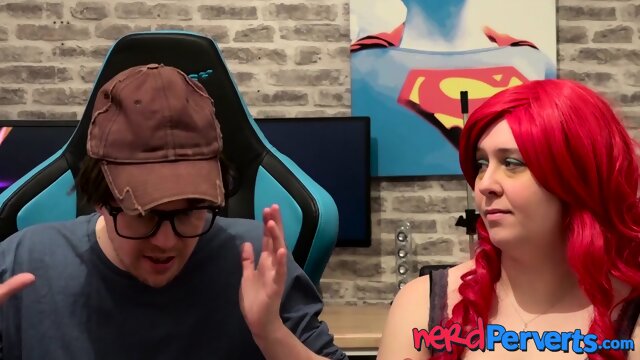 UK MILF Devon Breeze sucking cock deepthroat in audition