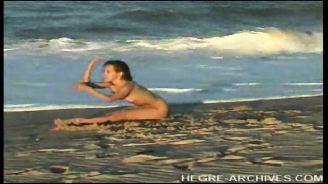Nude Beach Yoga by Anahi Flores