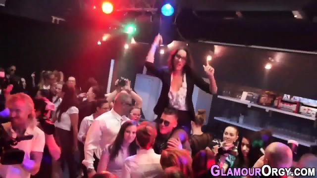 Party slut fucked in orgy