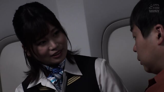 Beautiful butt cabin attendant gets her boner in cowgirl position 3