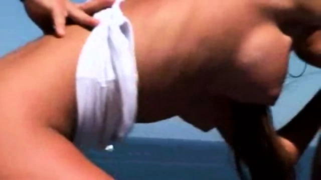 European Hot Brunette Nesta gets a Rough DP