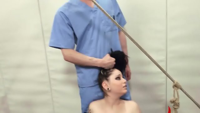 glamorous BDSM anal action in gangbang