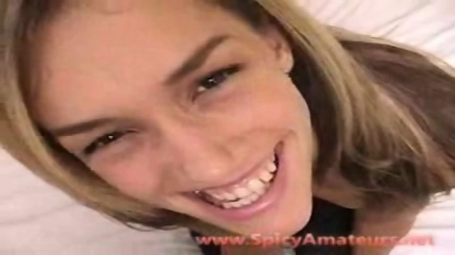 Sweet teen knows how to blow it.