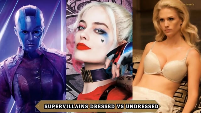Superheroes - dressed vs. undressed