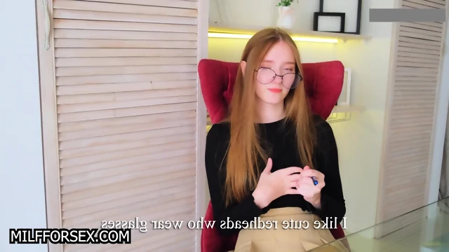 A trip to a psychologist ended with sex with a cute girl in stockings