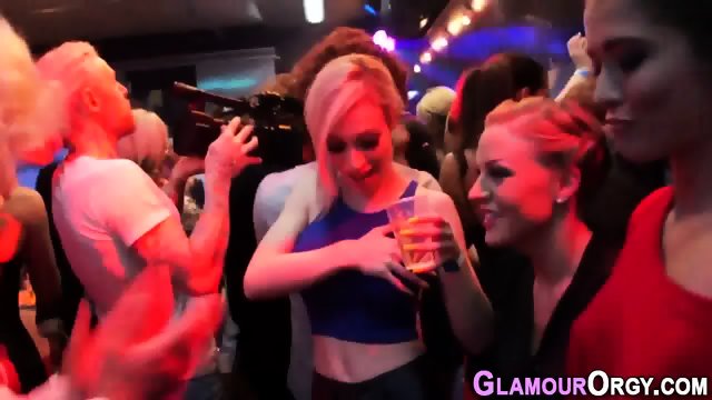 Glam party sluts rammed