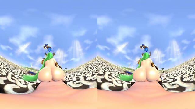 Palutena VR Hentai Animation [NoduSFM]