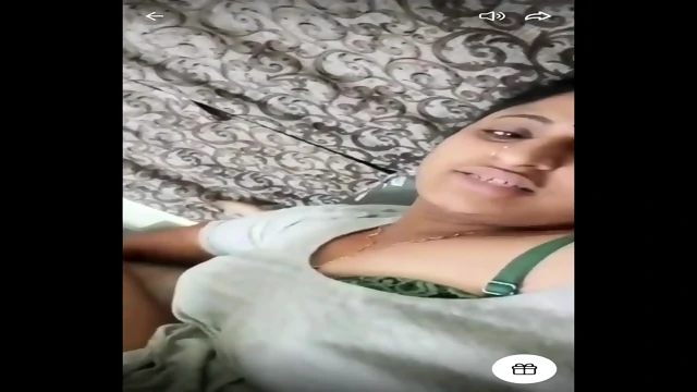 Telagu Instagram Model on Tango Cleavage Showing And Bra Strip