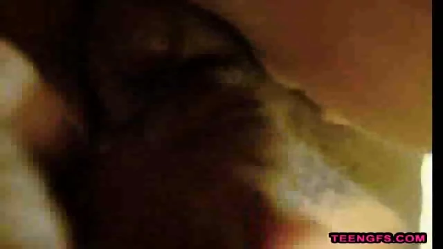 Latina girlfriend swallows