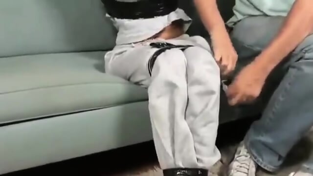 Blonde Training Suit Duct Tape Tied 430