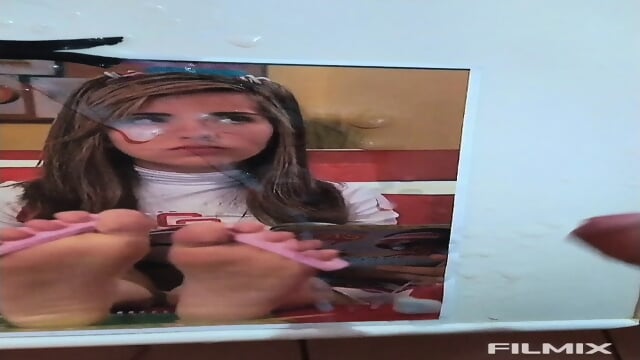 Cum Tribute Fernanda Urdapilleta (jerk love sexy white soles)